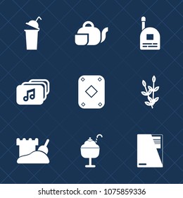 Premium set with fill icons. Such as pot, asian, child, tower, web, video, file, grain, food, coffee, fun, agriculture, kid, internet, beverage, drink, chinese, poker, wheat, paper, toy, sweet, talkie