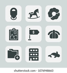 Premium set of fill icons. Such as dessert, food, business, map, seafood, japan, document, location, cake, horse, finance, kid, white, play, muffin, image, wood, rocking, sea, salmon, travel, pointer