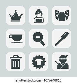 Premium set of fill icons. Such as japan, cup, woman, love, weapon, young, marriage, drink, couple, box, princess, cappuccino, office, crown, clothes, japanese, ninja, queen, royal, wedding, web, king