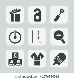 Premium set of fill icons. Such as label, food, service, sweet, present, play, asia, power, celebration, sign, spoon, costume, medicine, quiet, bow, christmas, toy, cooking, child, kitchen, hotel, off
