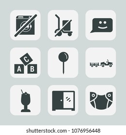 Premium set of fill icons. Such as alphabet, shopping, education, happy, interior, face, infant, home, black, alcohol, newborn, shipping, map, dont, clean, diaper, plane, letter, cabinet, sign, wash
