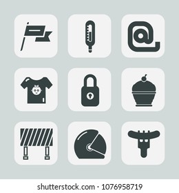 Premium set of fill icons. Such as communication, waving, sausage, cake, meteorology, white, celsius, dinner, wind, country, rider, sign, child, baby, street, biker, cold, security, dessert, nation