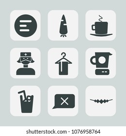 Premium set of fill icons. Such as hot, cooking, necklace, app, clothing, ripe, hospital, medical, fresh, menu, application, beverage, chat, hanger, raw, healthy, button, interface, nurse, navigation