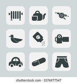 Premium set of fill icons. Such as transport, military, shorts, electric, wear, wildlife, camera, bottle, photography, health, asian, baby, tea, japanese, sky, teapot, energy, medicine, boiler, animal