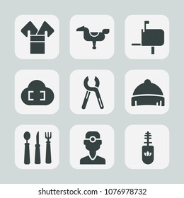 Premium set of fill icons. Such as asia, service, black, spoon, dentistry, dentist, post, child, fun, horse, reparation, chinese, kimono, headwear, people, japanese, message, industrial, clothing, kid