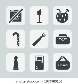 Premium set of fill icons. Such as banner, sweet, fork, spoon, black, sign, food, summer, lollipop, restaurant, shop, red, care, background, king, store, juice, piece, object, alcohol, party, wine