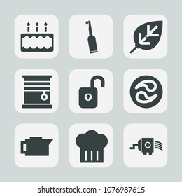 Premium set of fill icons. Such as sugar, curtain, electric, cheese, kamon, home, sweet, restaurant, dessert, cake, drink, delicious, tree, protection, kitchen, espresso, security, cooking, forest