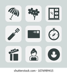 Premium set of fill icons. Such as protection, internet, pan, holiday, profile, beautiful, white, cherry, human, communication, couple, rain, food, compass, cooking, wedding, love, sakura, interior