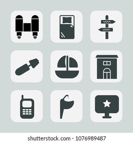 Premium set of fill icons. Such as ocean, fashion, sea, direction, vessel, phone, brush, black, ship, telephone, spaceship, science, space, house, star, mascara, boat, mobile, room, faucet, sink, sign
