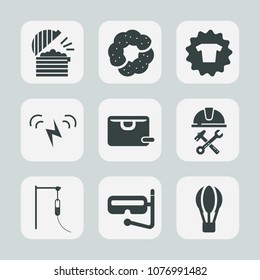 Premium set of fill icons. Such as clothes, medicine, transport, muffin, industry, construction, parachute, drink, summer, sweet, water, , cake, energy, cupcake, foreman, t-shirt, cooking, doughnut