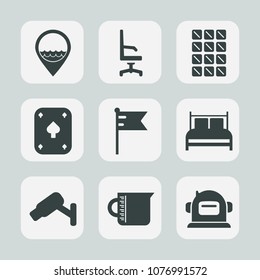 Premium set of fill icons. Such as security, white, glass, job, comfort, transparent, bar, container, poker, home, game, america, safety, flag, space, furniture, interior, comfortable, person, candy