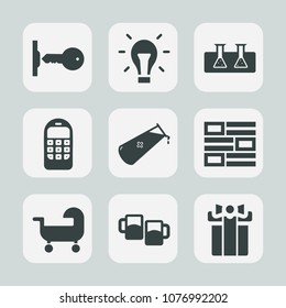 Premium set of fill icons. Such as news, door, chemical, science, energy, holiday, drink, experiment, present, sign, security, bar, internet, beer, power, house, unlock, innovation, biology, test, pub