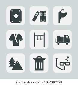Premium set of fill icons. Such as faucet, waste, folder, chrome, environment, mask, clean, document, poker, play, trash, game, sport, black, nature, hygiene, equipment, scuba, recycle, box, fashion