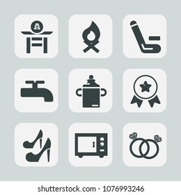 Premium set of fill icons. Such as culture, high, female, plastic, engagement, taiko, traditional, milk, award, bottle, achievement, water, nutrition, microwave, cricket, campfire, girl, beauty, asian