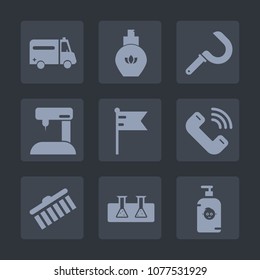 Premium set of fill icons. Such as brush, luxury, test, soap, national, collection, ambulance, bottle, sew, button, call, product, hospital, nation, farming, harvesting, child, agriculture, sewing