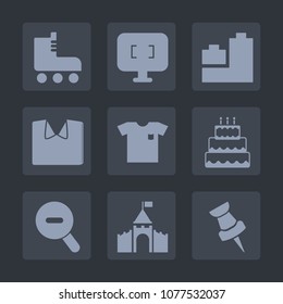 Premium set of fill icons. Such as skate, dessert, boot, skating, roller, clothes, castle, duck, style, web, pie, retro, leisure, sweet, sport, technology, textile, ball, shirt, cotton, medieval, toy