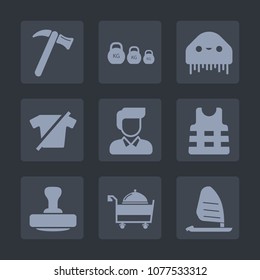 Premium set of fill icons. Such as sign, creature, sea, construction, wind, tool, safety, mark, kilogram, t-shirt, extraterrestrial, fashion, fitness, alien, character, measurement, shirt, equipment