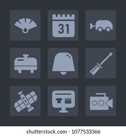 Premium set of fill icons. Such as heater, sale, notification, ecommerce, cart, baby, home, pram, calendar, video, station, business, construction, white, space, planet, handle, equipment, japanese