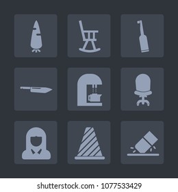 Premium set of fill icons. Such as white, espresso, cafe, furniture, vegetable, woman, face, caffeine, raw, office, eraser, armchair, drink, healthy, interior, vegetarian, knife, traffic, ripe, dental