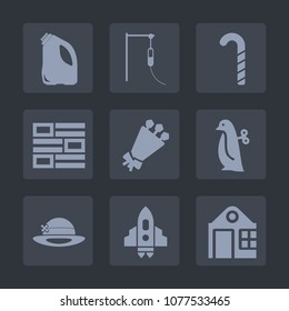 Premium set of fill icons. Such as business, sign, medicine, container, dessert, hospital, estate, can, space, lollipop, medical, bouquet, hat, doctor, real, spaceship, newspaper, house, pharmacy, toy