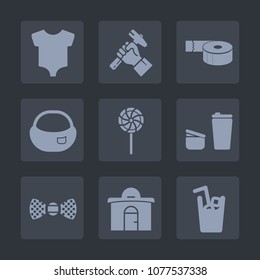Premium set of fill icons. Such as fashion, small, clothing, business, sugar, coffee, helmet, site, sweet, adhesive, sticky, tape, object, builder, backpack, child, building, tie, cup, construction