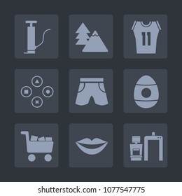 Premium set of fill icons. Such as nature, team, gasoline, xray, wear, machine, sport, decoration, sign, power, spring, lips, fashion, wood, holiday, tree, game, forest, scan, cart, template, shorts