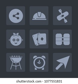 Premium set of fill icons. Such as cute, industry, kayak, hour, kayaking, tank, button, alarm, barbecue, sign, web, game, canoeing, grill, helmet, safety, cooking, cursor, meat, oxygen, kid, work, bbq