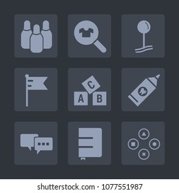 Premium set of fill icons. Such as bowling, casual, book, health, national, speed, pin, drop, abc, bubble, cone, woman, store, america, shopping, nation, sport, flag, fashion, alphabet, hygiene, page