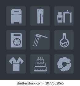 Premium set of fill icons. Such as sweet, traditional, clothing, doughnut, kimono, clothes, asia, medicine, double, travel, furniture, white, house, bed, scan, home, shower, pants, laboratory, costume