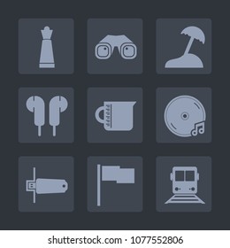 Premium set of fill icons. Such as water, island, sound, liquid, album, travel, strategy, measurement, game, music, beach, technology, microphone, sea, sign, tool, card, glass, king, digital, palm