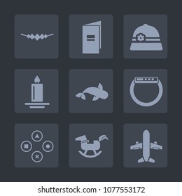 Premium set of fill icons. Such as candlelight, glowing, white, gem, light, decoration, technology, paper, candle, brochure, jewelry, smart, seafood, gadget, watch, baby, wax, toy, airplane, page, fun