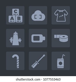 Premium set of fill icons. Such as repair, technology, fun, play, game, sweet, sticky, girl, screwdriver, candy, liquid, battery, newborn, kitchen, construction, internet, equipment, small, adhesive