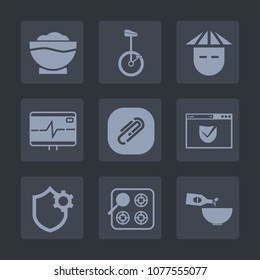 Premium set of fill icons. Such as web, heart, menu, dinner, women, heartbeat, chinese, paperclip, cook, oven, stove, gas, wine, bicycle, people, rate, food, cooking, female, website, happy, person