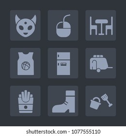 Premium set of fill icons. Such as kitchen, snack, footwear, fiction, freezer, internet, refrigerator, white, communication, food, fridge, computer, basketball, vehicle, extraterrestrial, humanoid