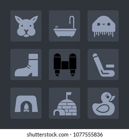 Premium set of fill icons. Such as bathroom, ufo, house, graphic, fireplace, animal, spaceship, sign, easter, happy, rabbit, rocket, space, fashion, technology, competition, fire, toilet, championship