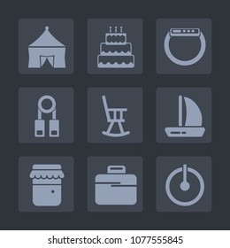 Premium set of fill icons. Such as delicious, recreation, presentation, button, jar, fun, pastry, lecture, chair, smart, business, power, pie, seminar, glass, boat, festival, office, ship, switch, bag