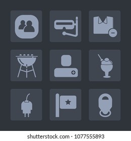 Premium set of fill icons. Such as food, sign, america, grill, cream, dessert, team, summer, clothes, person, people, communication, teamwork, ice, national, sport, business, water, technology, man