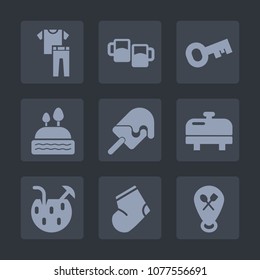 Premium set of fill icons. Such as ice, fashion, location, dress, cake, shirt, boiler, mug, winter, equipment, pub, house, doughnut, sweet, warm, muffin, dessert, lager, cocktail, restaurant, cloth