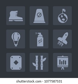 Premium set of fill icons. Such as business, sky, background, transportation, wear, blue, global, street, earth, nature, boot, abstract, road, clothing, traffic, globe, planet, graffiti, foot, style