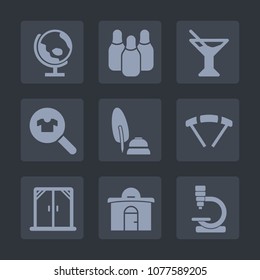 Premium set of fill icons. Such as calligraphy, summer, parachuting, female, black, home, house, world, building, parachute, real, biology, fashion, travel, ball, estate, competition, business, drink