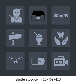 Premium set of fill icons. Such as file, holiday, sword, food, energy, weapon, folder, dessert, film, black, white, electricity, warrior, samurai, ninja, way, flag, sweet, business, cream, celebration