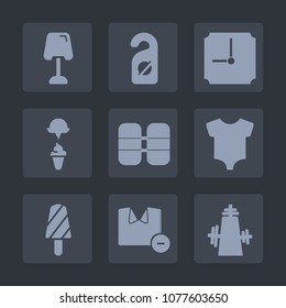 Premium set of fill icons. Such as object, decoration, summer, ice, oxygen, male, white, baby, clothes, sign, time, cylinder, clock, clothing, shirt, food, equipment, sweet, kitchen, label, privacy