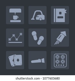 Premium set of fill icons. Such as oven, gas, footwear, stats, white, information, machine, cup, cleaner, night, stove, celebration, light, home, cook, housework, carpet, equipment, business, coffee