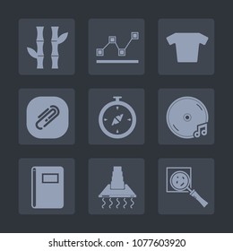 Premium set of fill icons. Such as report, data, tree, nature, chart, search, clip, white, magnifier, book, business, paperclip, notebook, financial, t-shirt, fashion, asia, diagram, information, find
