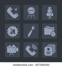 Premium set of fill icons. Such as dessert, warehouse, grilled, sign, call, id, doughnut, cooking, meat, sweet, hot, delivery, file, grilling, food, mobile, document, bakery, cupcake, card, identity