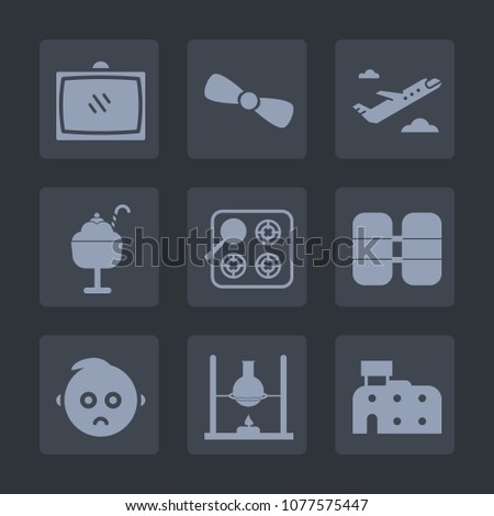 Premium set of fill icons. Such as baby, tv, stove, kitchen, gas, travel, screen, child, room, laboratory, architecture, equipment, ribbon, science, plane, tank, cook, kid, oxygen, cute, oven, man