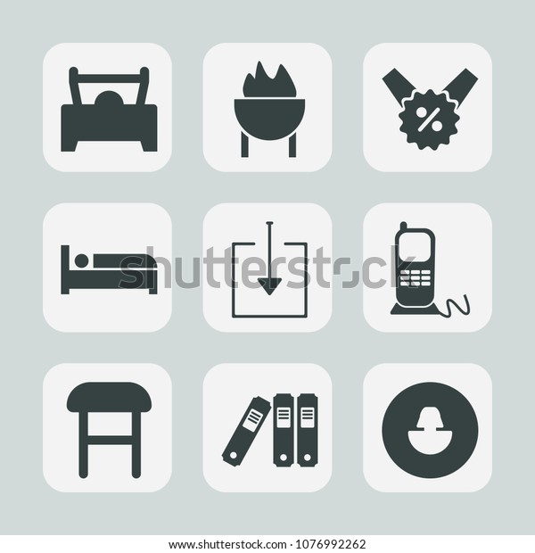 Premium set of fill icons. Such as arrow,\
profile, fire, automotive, food, sale, room, bed, meat, coupon,\
avatar, travel, telephone, folder, hotel, percent, communication,\
file, price,\
downloading