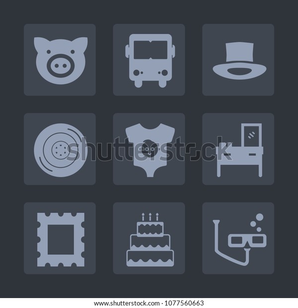 Premium set of fill icons. Such as tire, wheel,\
furniture, interior, hog, agriculture, bus, road, car, cake, swine,\
dessert, animal, scuba, pie, clothes, food, piggy, picture,\
cabinet, hat, frame,\
kid