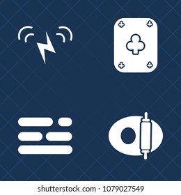Premium set of fill vector icons. Such as blue, battery, oil, solar, clean, clear, sun, energy, abstract, top, template, white, gambling, casino, graphic, game, bright, ecology, food, table, black
