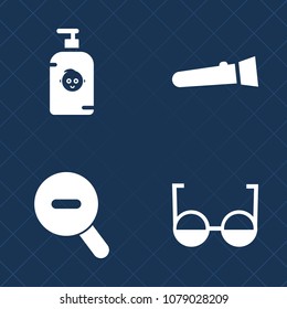 Premium set of fill vector icons. Such as electric, minimal, fun, optical, bubble, pictogram, childhood, lantern, beautiful, soap, night, web, summer, flash, light, child, little, spotlight, graphic